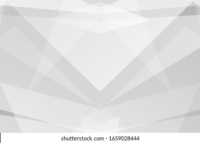 El blanco y el gris son los colores de un diseño moderno y plateado claro. Ilustración vectorial, pasos 10.