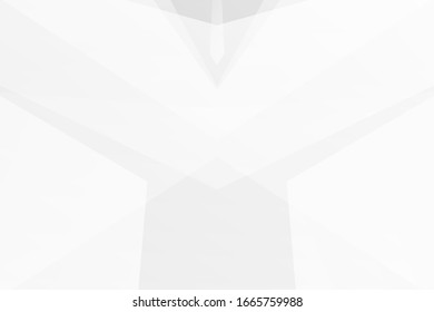 El blanco y el gris son los colores de un diseño moderno y plateado claro. Ilustración vectorial, pasos 10.