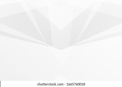 El blanco y el gris son los colores de un diseño moderno y plateado claro. Ilustración vectorial, pasos 10.