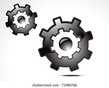 abstract setting icon vector illustration