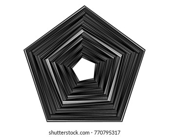 Abstract several pointed art with squares pattern texture background,Lines, points, circles and planes. Futuristic design.All elements are separated Abstract white background. Vector illustration 