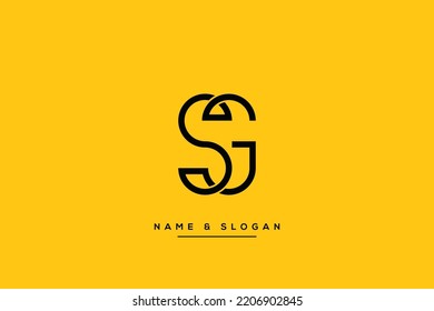 Abstract SG, GS, S, G Letters Logo Monogram icon.