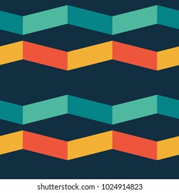 Abstract shade block horizontal seamless pattern. For print, fashion design, wrapping, wallpaper