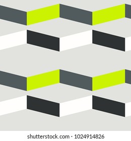 Abstract shade block horizontal seamless pattern. For print, fashion design, wrapping, wallpaper