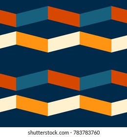 Abstract shade block horizontal seamless pattern. For print, fashion design, wrapping, wallpaper