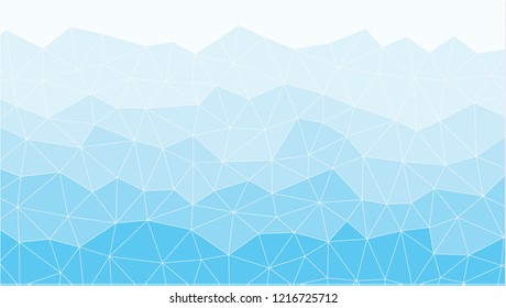 abstract shade of blue polygon background