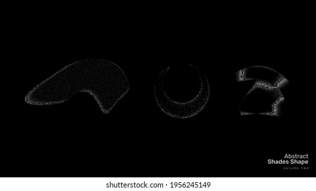 Abstract Shades shape volume two, Vector EPS