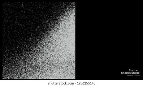 Abstract Shades Square shape volume three, Vector EPS