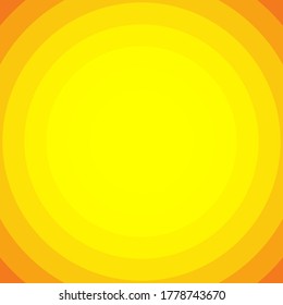 Abstract shadow circle with pattern style. This yellow color gradation circle design is perfect for pattern, graphic design, wallpaper, background, etc.