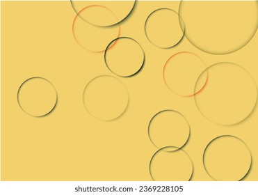 Abstract shadow circles background. Vector illustration. Abstract background.