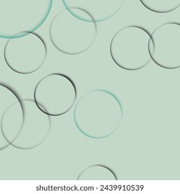 Abstract shadow circles background. Vector illustration. Abstract background.