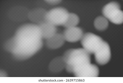 Abstract shadow overlay from foliage on a transparent background.