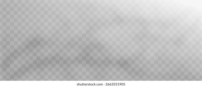 Abstractas sombra superpuesta de follaje sobre un fondo transparente. EPS10