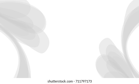 Abstract Shadow Stacked of Layer White and Gray Vector Backgrounds