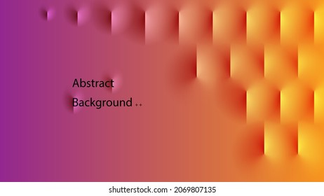 Abstract shadow wallpaper. Solid lines peeking out from behind the white canvas curtain. Objects pop up from back screen.