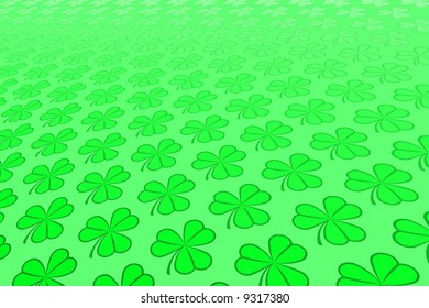 Abstract Shamrock Background