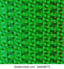 Abstract shamrock background for St. Patrick's Day