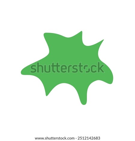Abstract shap hand drawn, vector illustration