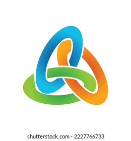 abstract shape 2 logo icon