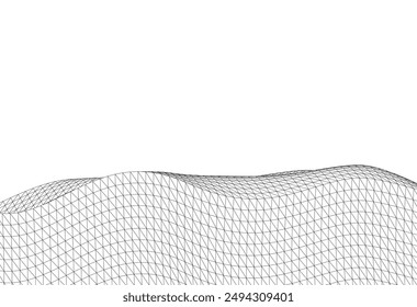 Abstract shape 3d background vector illustration