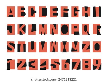 Abstract Shape Alphabet Element Set