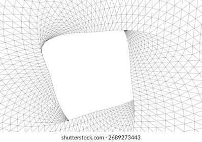 Abstract shape architectural background vector illustration