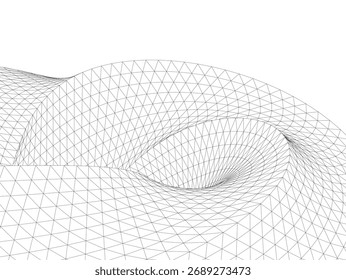 Abstract shape architectural background vector illustration
