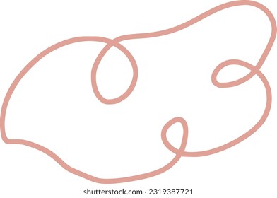 abstract shape art vector illustration