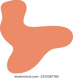 ilustración vectorial de forma abstracta