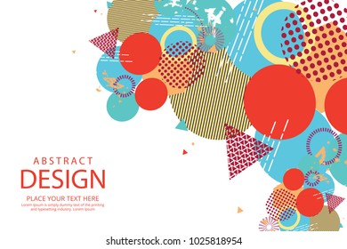 Abstract shape background