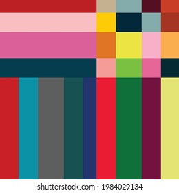 abstract shape background with beautiful flat color 02