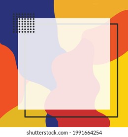 abstract shape background can use for template