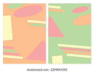 abstract shape background, colorful artistic design. geometric pattern, template for cover, poster, greeting card, flyer, social media, banner.