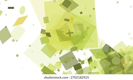 Forma abstrata, design de fundo, verde