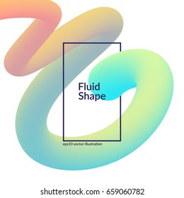 Abstract shape background design. Liquid colors on white background. Eps10 vector illustration.