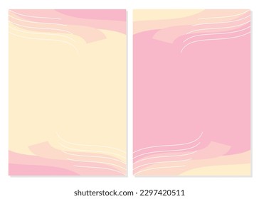 Abstract shape background with empty space for text. Template for poster, greeting card, business card, flyer, banner, cover.