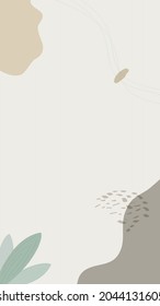 Abstract shape background or pattern for social media story. Creative modern graphic design template. Vector