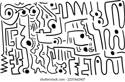 Abstract Shape background pattern vector 