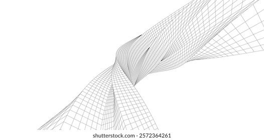 Abstract shape background vector 3d illustration