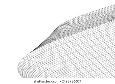 Abstract shape background vector illustration