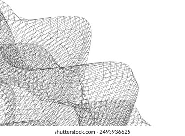 Abstract shape background vector illustration