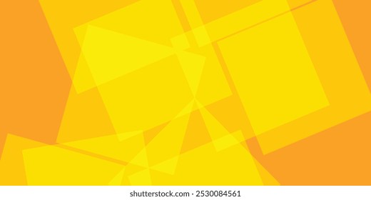 Abstract shape background with yellow color pattern. Illustration eps10