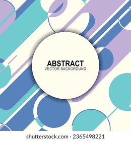 Abstract shape banner background. Vector illustration.