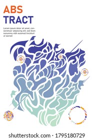 forma abstracta. diseño de diseño de banner, diseño de página de inicio, diseño de afiches