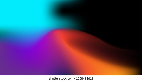 Abstract Shape Blue, Orange, Purple Gradient Background. Modern Futuristic. Template for Websites, Landing Page, Wallpaper, Posters, Banners, Brochures, Flyers, Covers, and any Digital Product