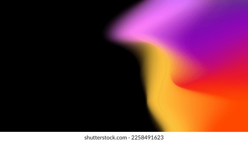 Abstract Shape Blue, Orange, Purple Gradient Background. Modern Futuristic. Template for Websites, Landing Page, Wallpaper, Posters, Banners, Brochures, Flyers, Covers, and any Digital Product