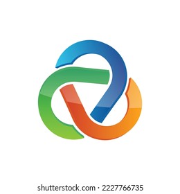 abstract shape business logo icon template