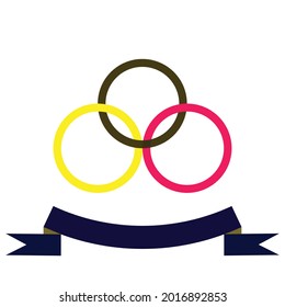 abstract shape color logo illustration