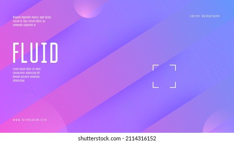 Abstract Shape. Color Modern Banner. Wavy Landing Page. Creative Wallpaper. Digital Flyer. Pink Graphic Layout. Bright Page. Gradient Element. Magenta Abstract Shape