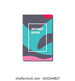 Abstract Shape Combination for Cover, Brochure, and Poster Design